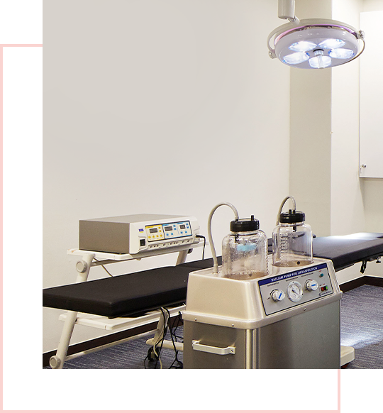 Surgery following a consultation, surgery on the day of the visit